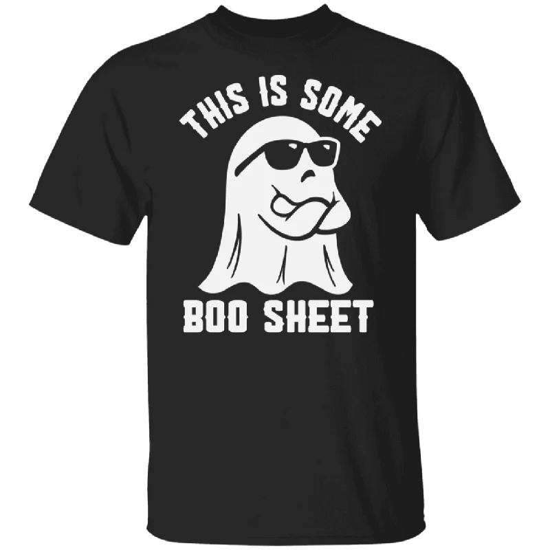 Boo Sheet Unisex Tee Hooded Caped Shawl Collar