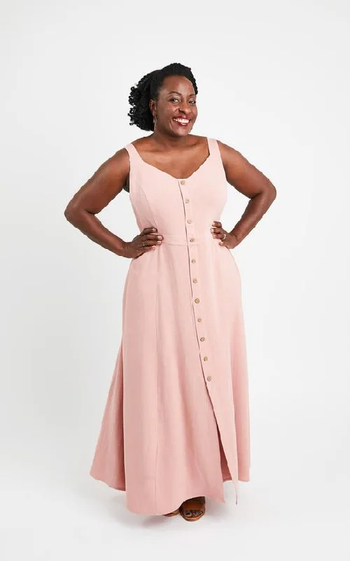 Cashmerette Holyoke Maxi Dress and Skirt Stylish A-Line Maxi Dress