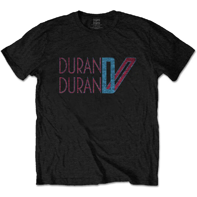 Duran Duran | Official Band T-shirt | Double D Logo Front Pockets Side Pockets Patch Pockets