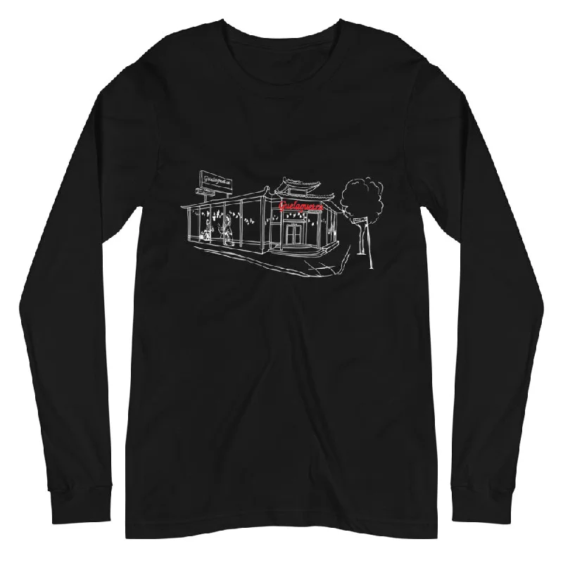 Guelaguetza Building Long Sleeve Tee Chenille Blend Fleece Blend Nylon Blend