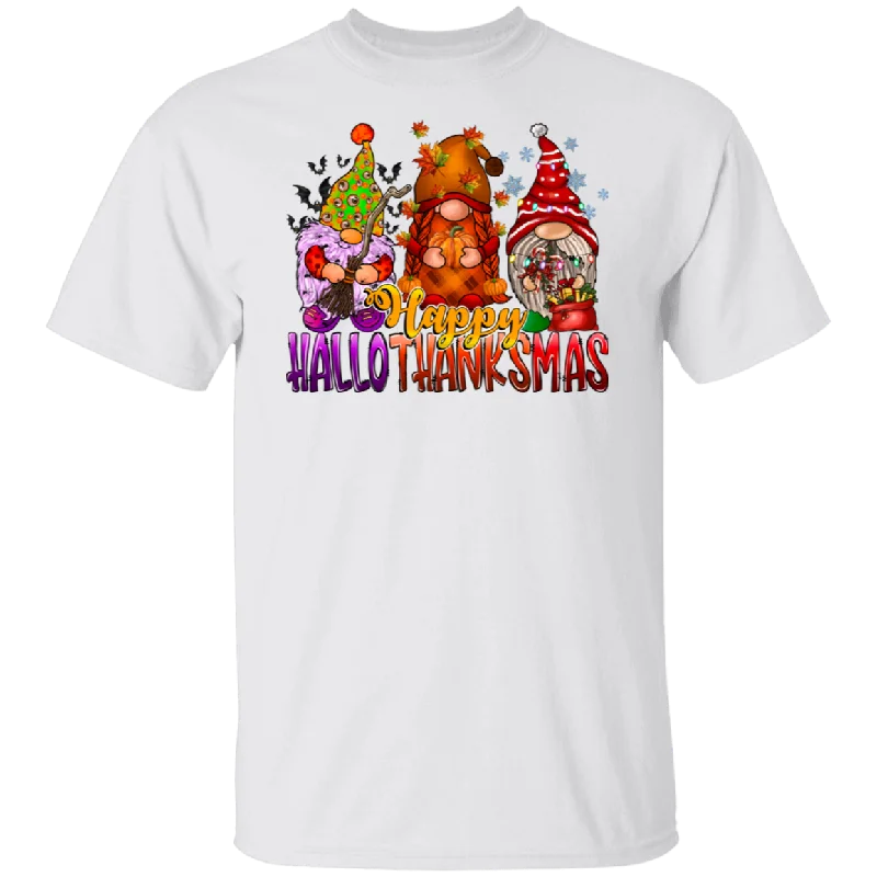 Hallothanksmas Unisex Tee Zippered Buttoned Snapped