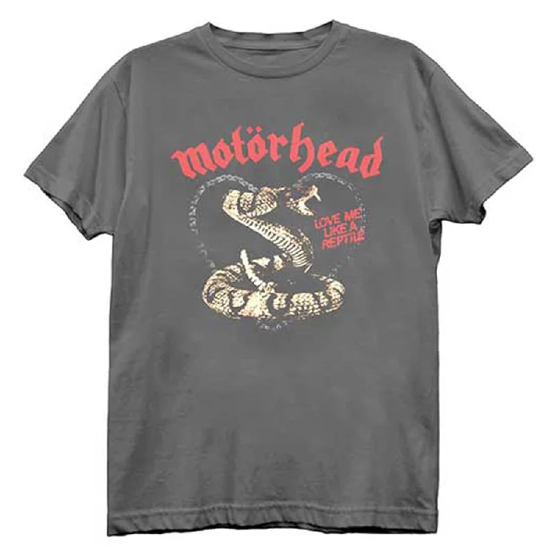 Motorhead | Official Band T-Shirt | Love Me Like A Reptile Satin Fabric Silk Fabric Chiffon Fabric