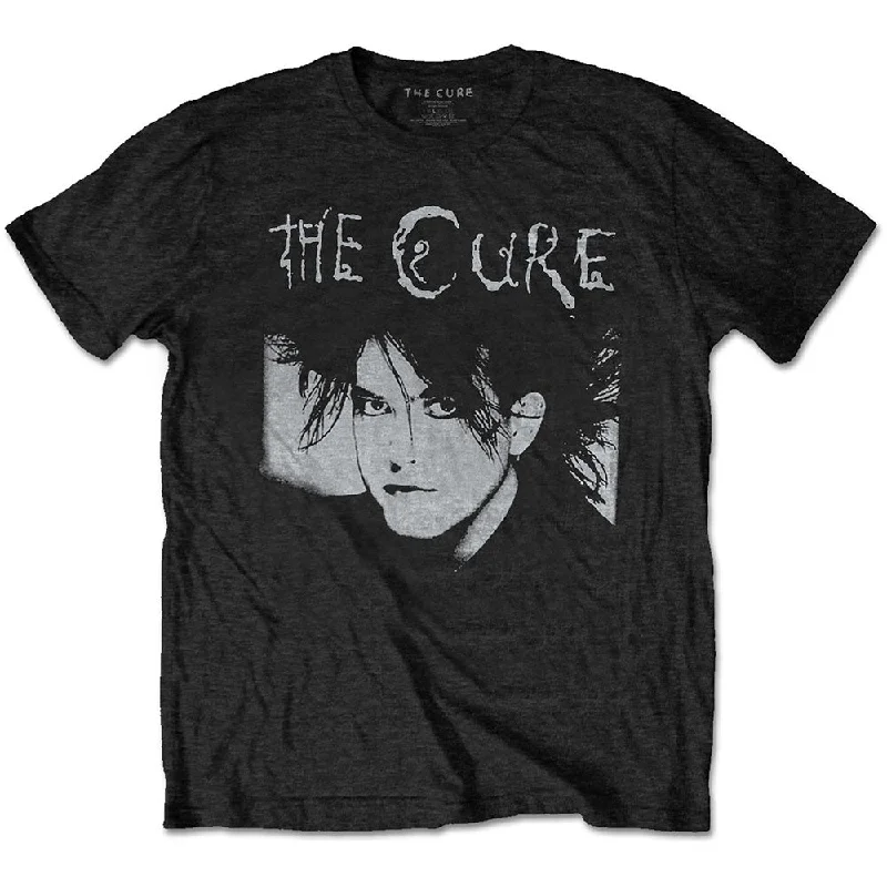 The Cure | Official Band T-shirt | Robert Illustration Zippered Front Buttoned Front Snap Front