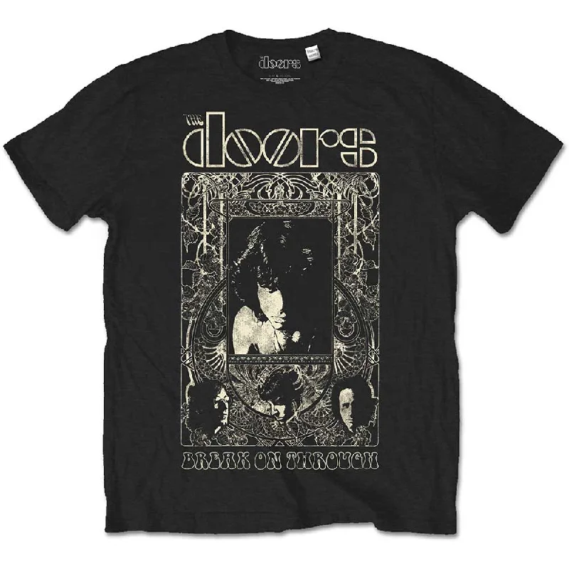 The Doors | Official Band T-shirt | Nouveau Jersey Fabric Tulle Fabric Batik Fabric