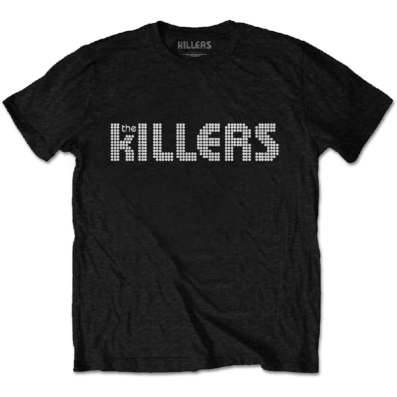 The Killers | Official Band T-shirt | Dots Logo Asymmetrical Pockets Print