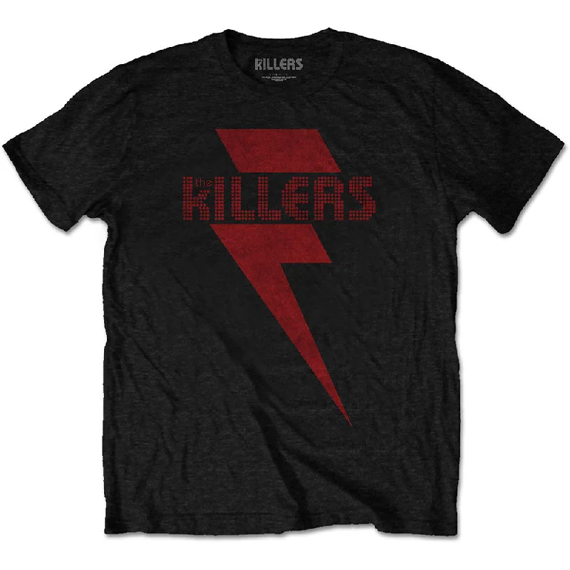 The Killers | Official Band T-Shirt | Red Bolt Fashionable Trendy Casual