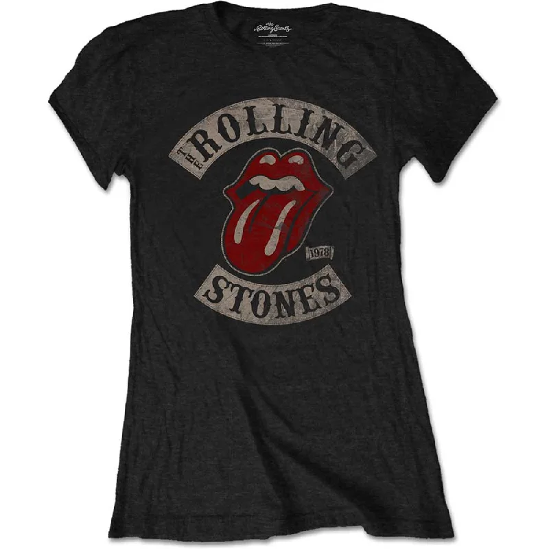 The Rolling Stones Ladies T-Shirt: Tour 1978 Cozy Warm Stylish