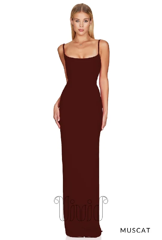 Bailey Maxi Dress Elegant Silk Maxi Dress