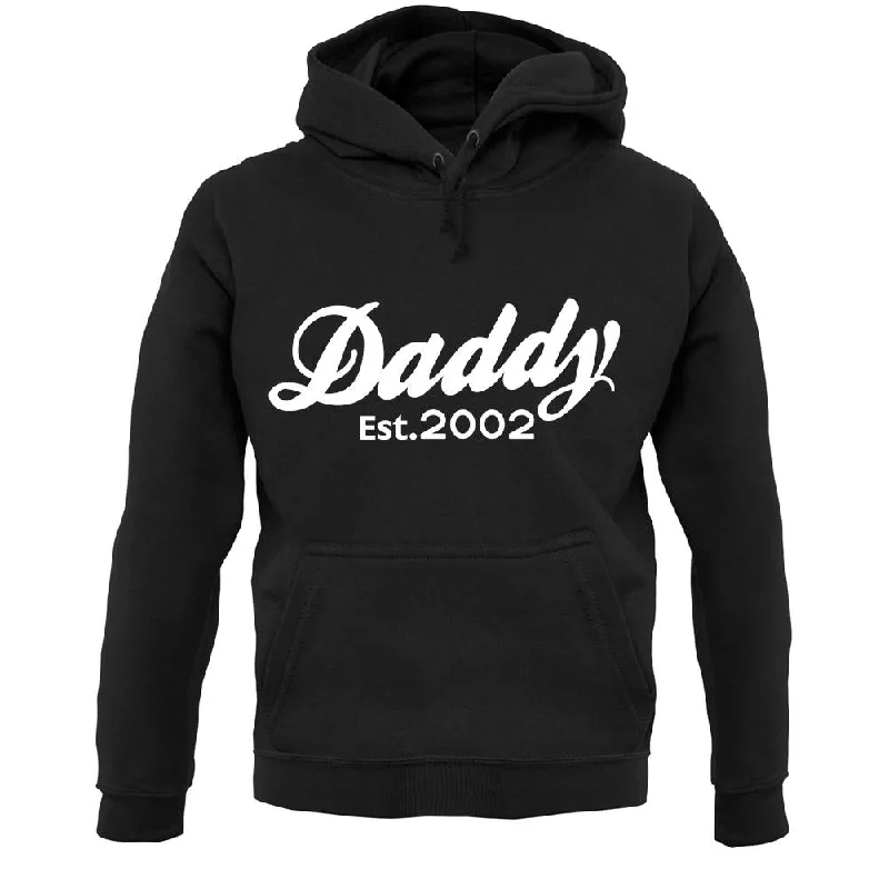 Daddy Est. 2002 Unisex Hoodie Hoodie with Pastel Soft Subtle