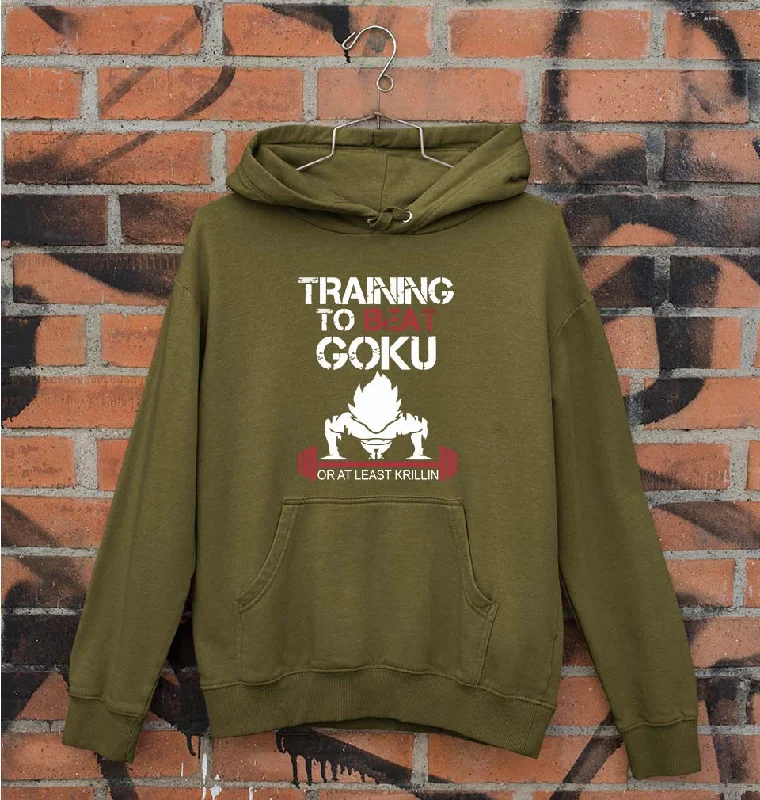 Goku Gym Unisex Hoodie for Men/Women Hoodie with Hem Raw Edge Edgy Unfinished