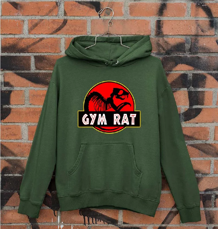 Gym Rat Unisex Hoodie for Men/Women Hoodie with Earth Tones Natural Calm