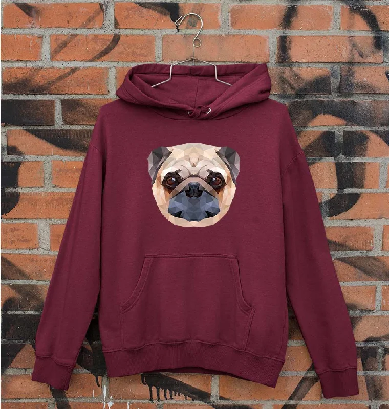 Pug Dog Unisex Hoodie for Men/Women Hoodie with Reflective Safety Nightwear