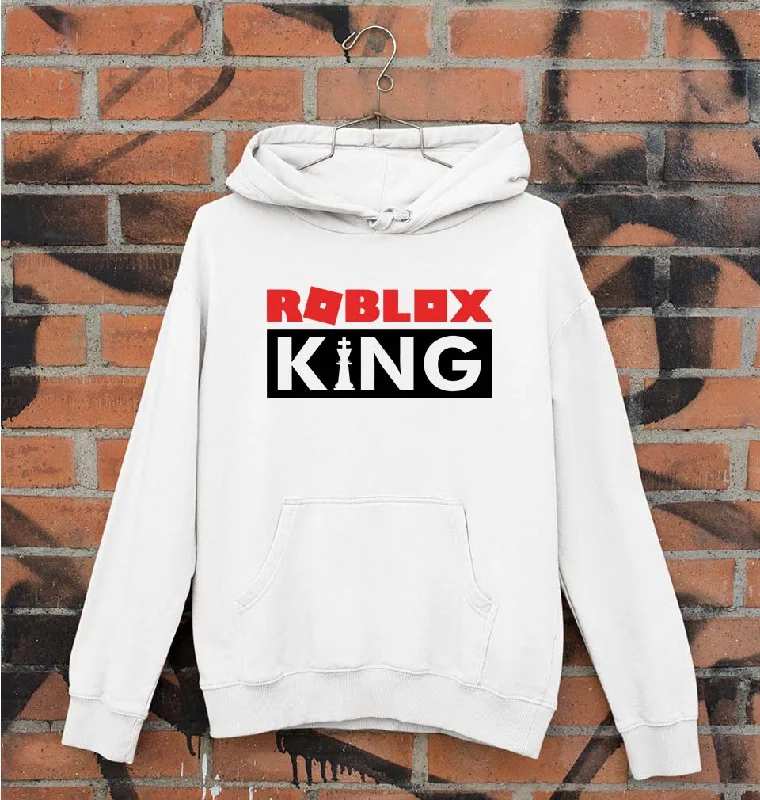 Roblox Unisex Hoodie for Men/Women Hoodie with Mock Neck Collared Structured