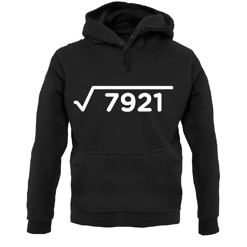 Square Root Birthday 89 Unisex Hoodie Hoodie with Drawcord Adjustable Secure