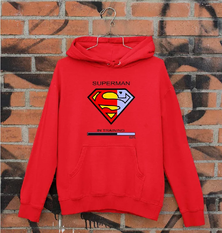 Superman Gym Unisex Hoodie for Men/Women Hoodie with V-Neck Classic Versatile