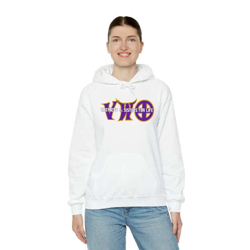 Unisex Heavy Blend™ Hoodie - VWO Brothers & Sisters Hoodie with Typography Text Message