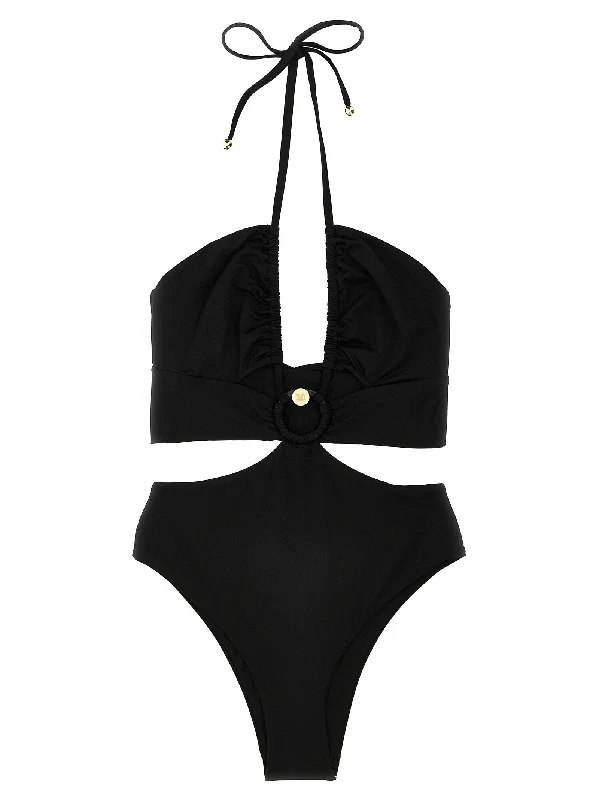 Cleopatra One-piece Swimsuit Elegant Halter Bikini