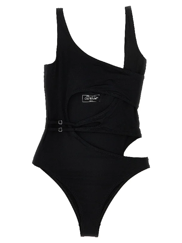 Off One-piece Swimsuit Sporty Swimsuit Style