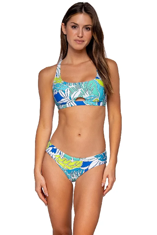 Sunsets Women's Swimwear Kailua Bay Brandi Bralette Bikini Top High-Waisted Swim Bottoms