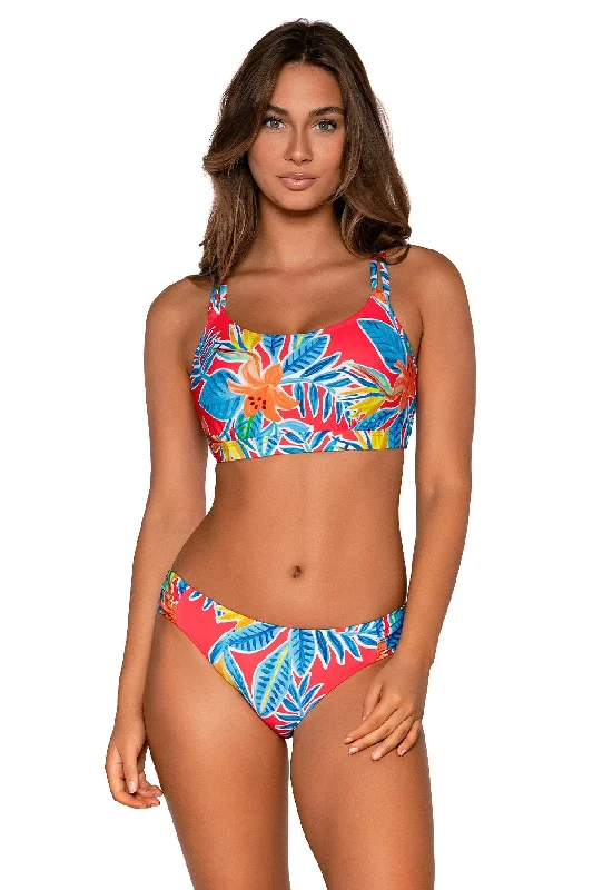 Sunsets Women's Swimwear Tiger Lily Taylor Bralette Bikini Top Crisscross Back Swimsuit