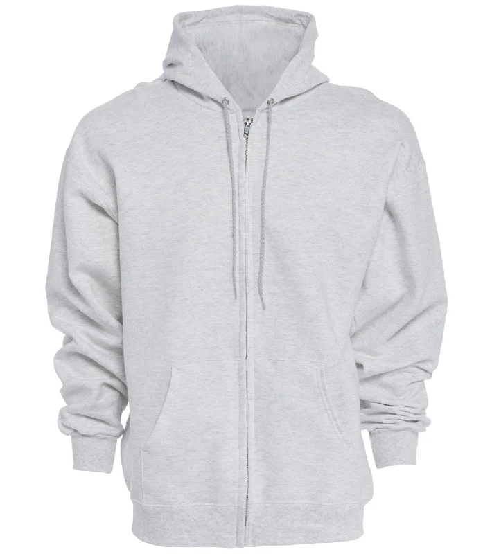 SwimOutlet Unisex Full Zip Hoodie Grey Bold High-Cut Bikini