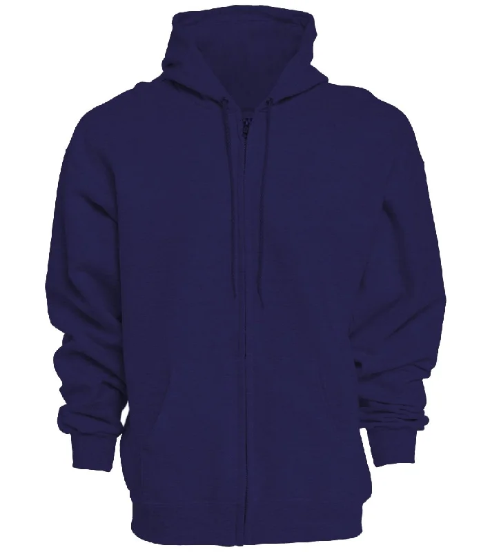 SwimOutlet Unisex Full Zip Hoodie Navy Plunge Neckline Swimsuit