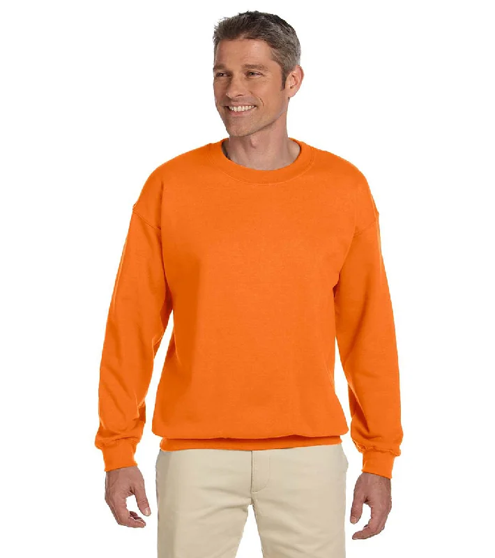 SwimOutlet Unisex Heavy Blend Crewneck Sweatshirt S. Orange Sleek Full Coverage