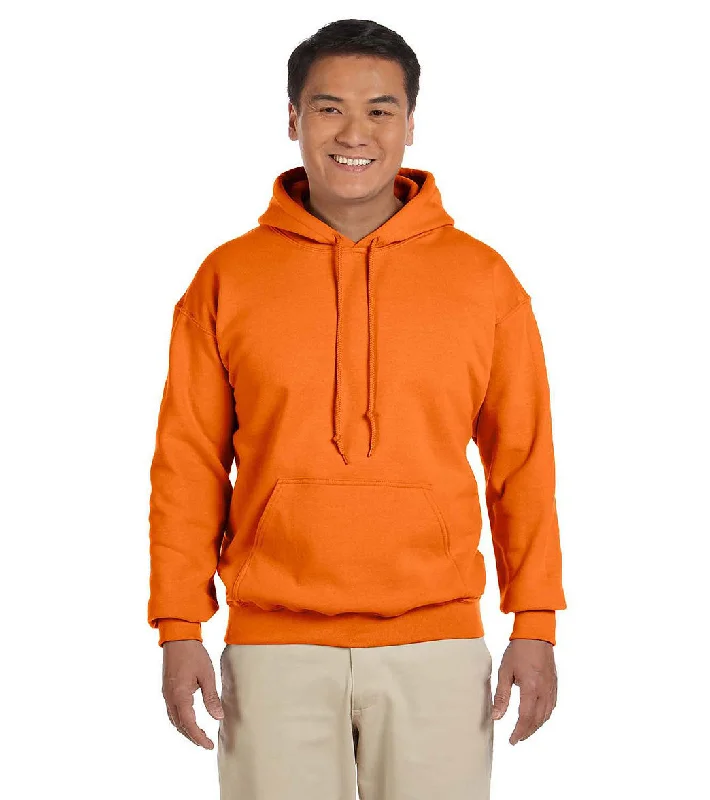 SwimOutlet Unisex Heavy Blend Hooded Sweatshirt S Orange Sporty Swim Shorts