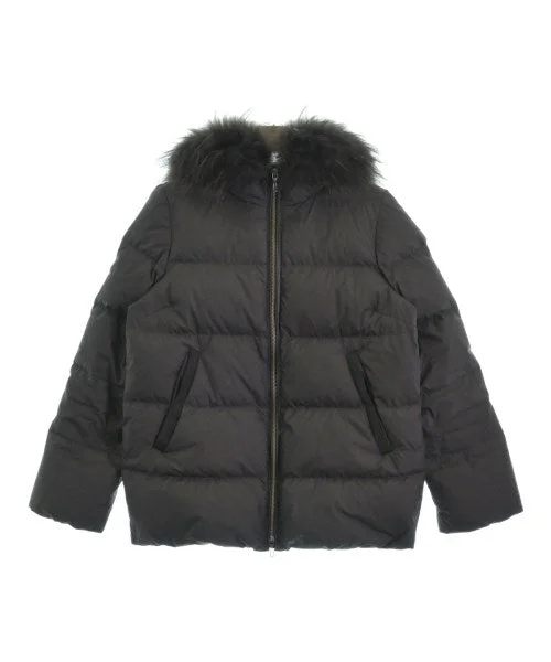 nano UNIVERSE Down jackets/Vests Ribbed Jacket Pleated Jacket Ruffled Jacket