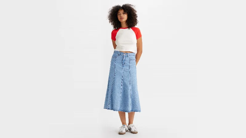 Levi's® Women's Fit and Flare Skirt a-line skirt cut