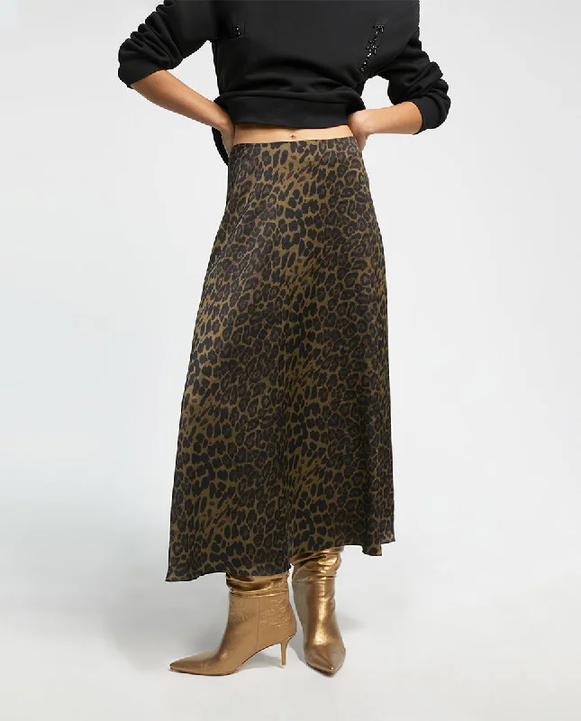 Animal print skirt velvet skirt luxury